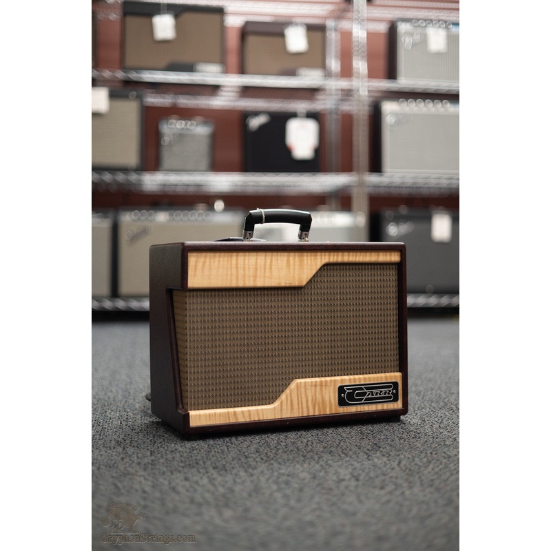 2012-carr-raleigh-1x10-combo-amplifier-wine-maple-used 2012 Carr Raleigh 1x10" Combo Amplifier Wine/Maple - Used