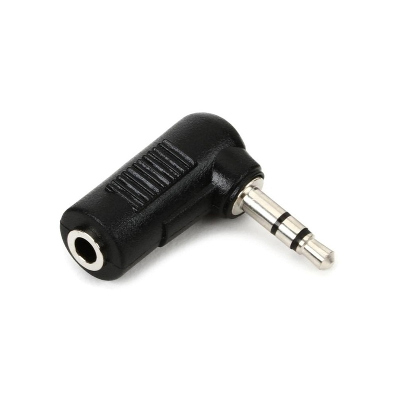 hosa-gmp-272-right-angle-adapter-3-5mm-trs-to-same Hosa GMP-272 Right-Angle Adapter 3.5mm TRS to Same