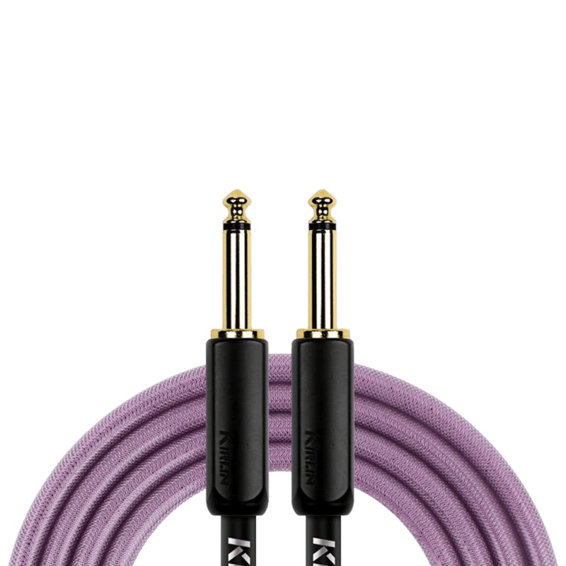 kirlin-kipw201bpu-20-pvc-woven-guitar-cable-20ft-purple Kirlin KIPW201BPU-20 PVC Woven Guitar Cable 20Ft Purple