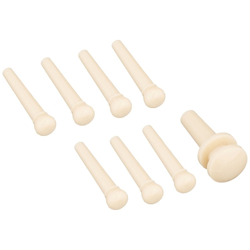planet-waves-bridge-pins-with-end-pin-set-ivory Planet Waves Bridge Pins with End Pin Set - Ivory