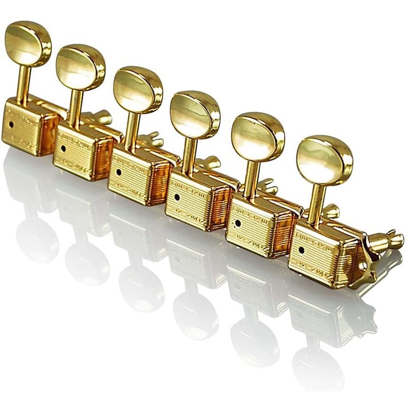 wilkinson-deluxe-wj55-gold-right-handed-split-post-vintage-kluson-style-tuners-machine-heads-for-fender-stratocaster-telecaster-etc-right-handed-gold Wilkinson Deluxe WJ55 Gold Right Handed (Split Post) Vintage 'Kluson Style' Tuners / Machine Heads for Fender Stratocaster, Telecaster etc. (Right Handed, Gold)