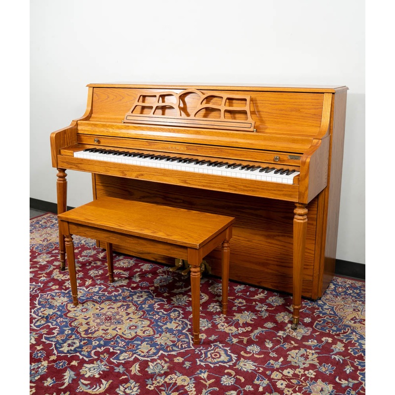 1997-kawai-43-503m-upright-piano-satin-oak-limited-edition 1997 Kawai 43" 503M Upright Piano | Satin Oak - Limited Edition