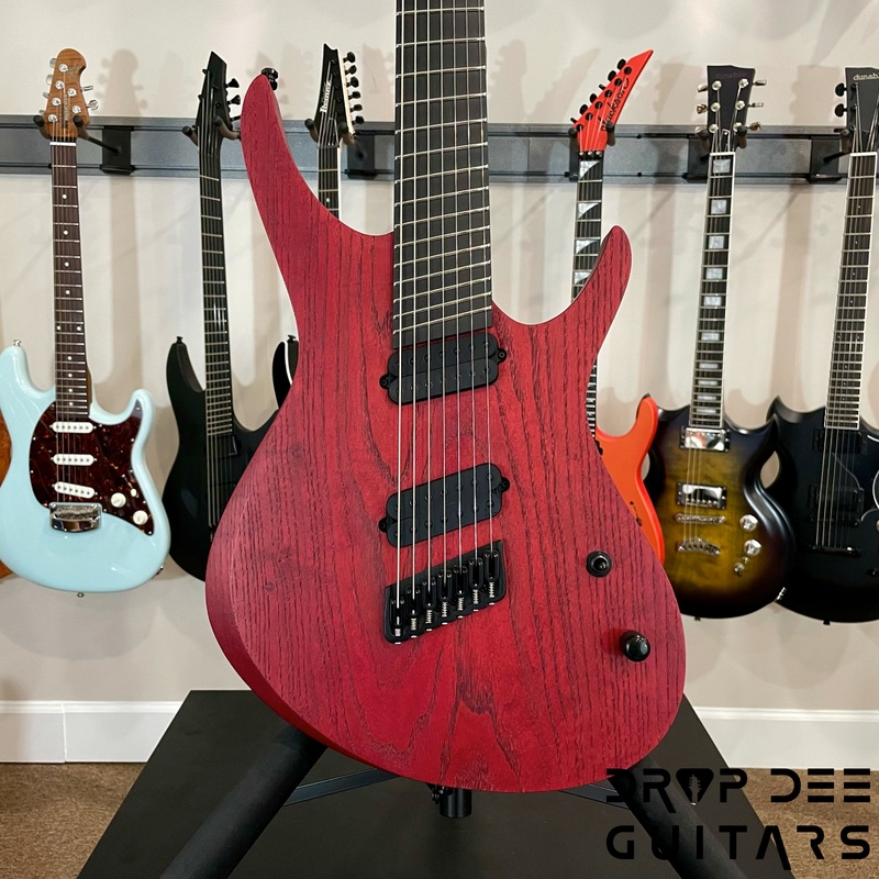 aviator-ace-edition-elevon-7-7-string-electric-guitar-w-case-red Aviator Ace Edition Elevon 7 7-String Electric Guitar w/ Case Red