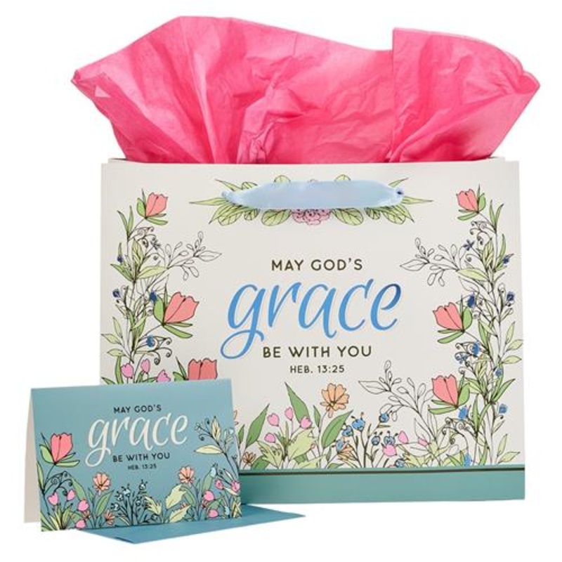 gift-bag-with-card-may-god-s-grace-be-with-you-blue Gift Bag With Card -May God's Grace Be With You Blue