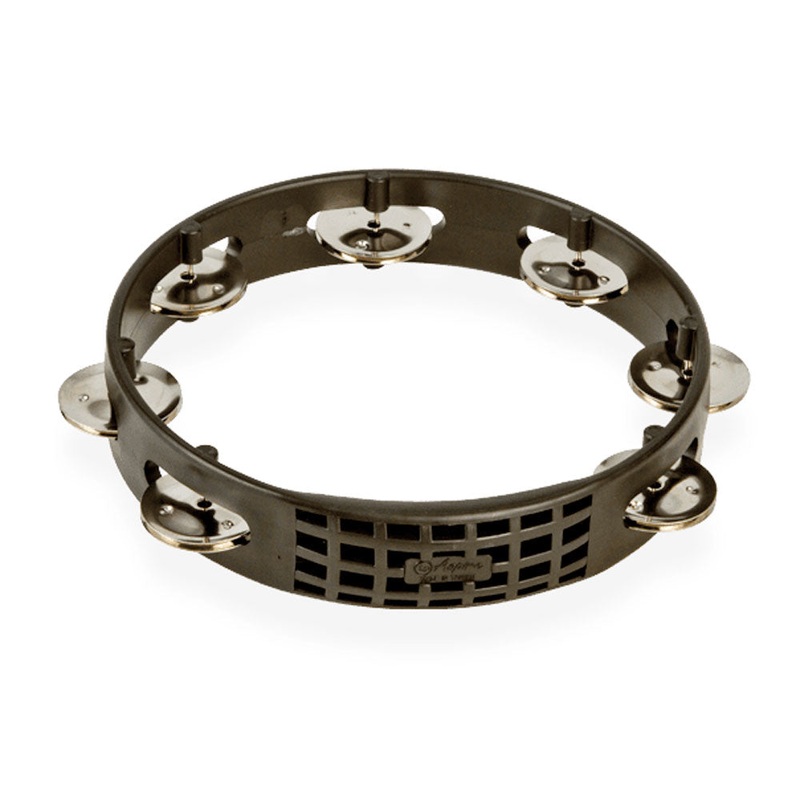 latin-percussion-lpa180-aspire-single-row-tambourine-black-8-in Latin Percussion LPA180 Aspire Single Row Tambourine - Black - 8 in.