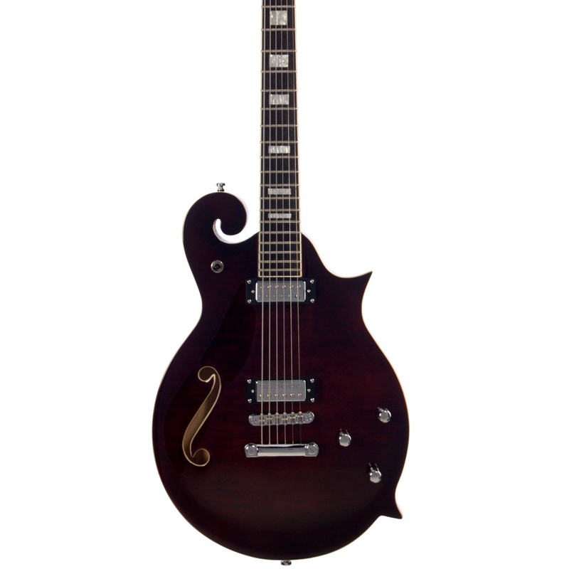 mrg-baritone-electric-guitar-walnut MRG Baritone Electric Guitar Walnut