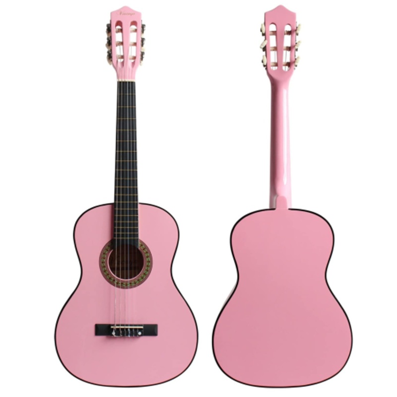 vizuela-34-1-2-classical-guitar-pink Vizuela 34" 1/2 Classical Guitar (Pink)