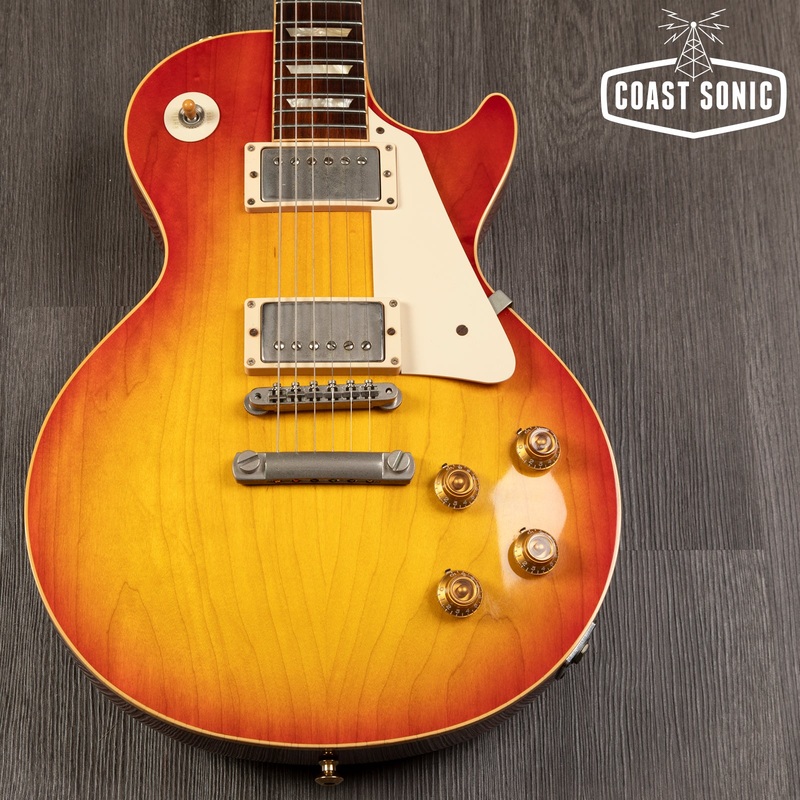 2009-gibson-custom-shop-1958-reissue-les-paul-lpr-8-r8-plain-top 2009 Gibson Custom Shop 1958 Reissue Les Paul LPR-8 R8 Plain Top