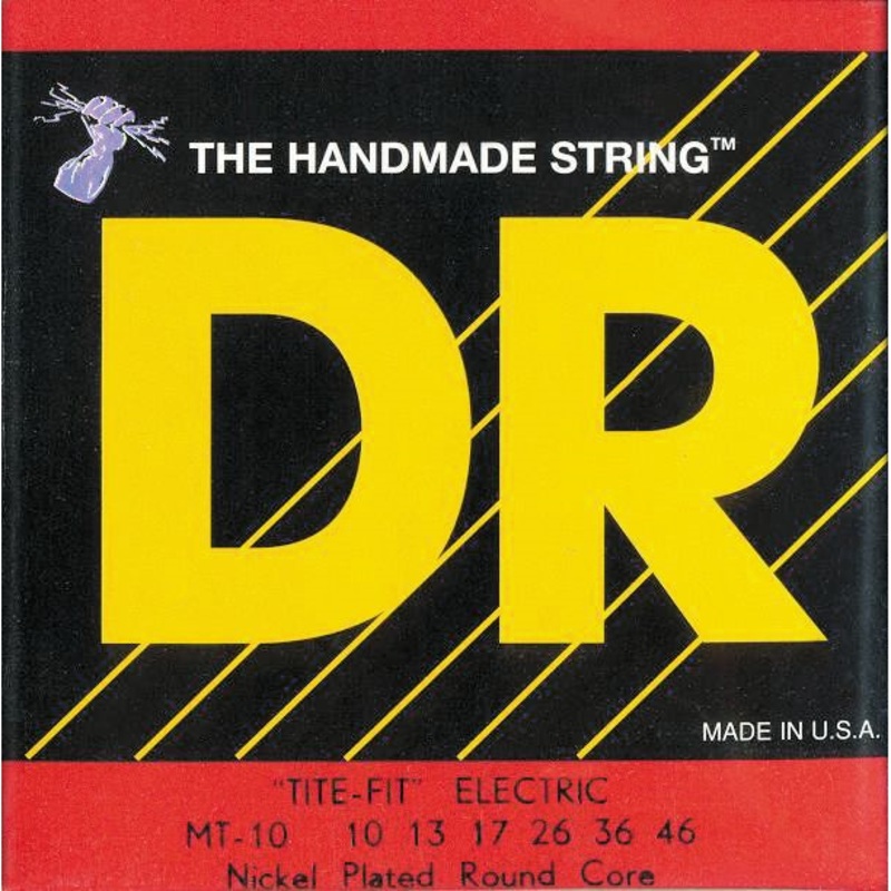 dr-mt-10-tite-fit-nickel-plated-round-core-electric-guitar-strings-10-46 DR MT-10 Tite-Fit Nickel Plated Round Core Electric Guitar Strings 10-46