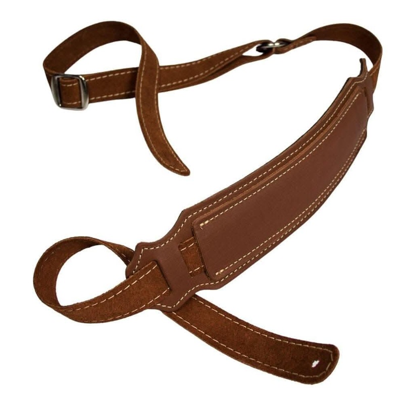 franklin-vintage-cognac-glove-leather-w-suede-backing-and-2-5-shoulder-pad Franklin Vintage Cognac Glove leather w/suede backing and 2.5 shoulder pad