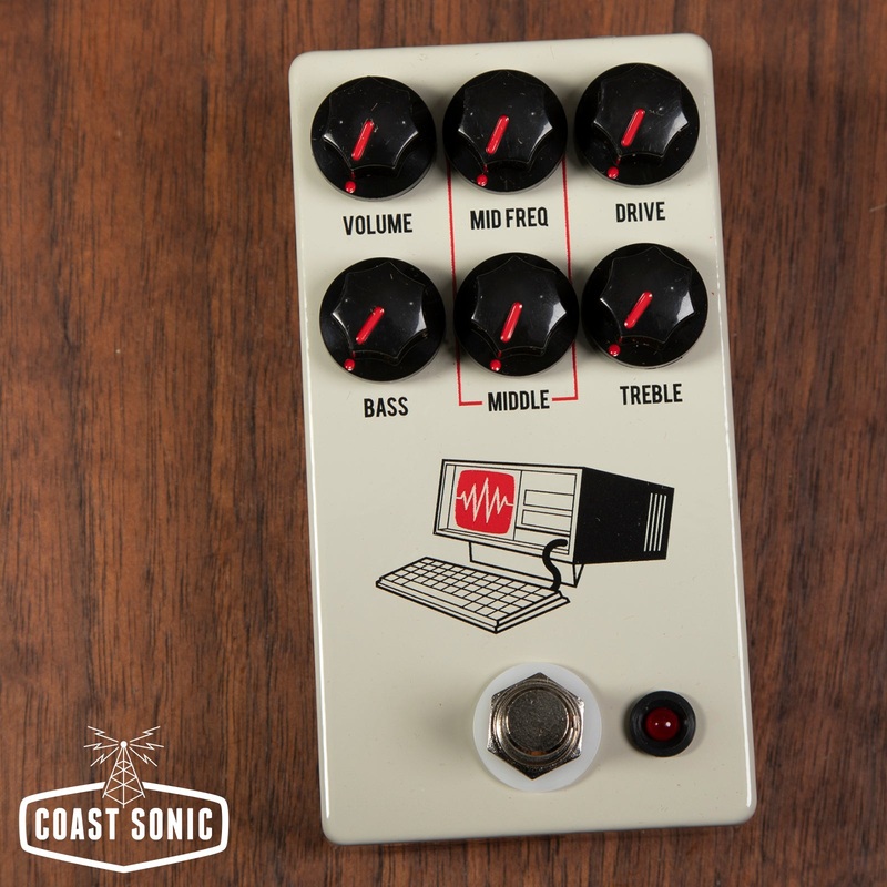 jhs-pedals-hard-drive-distortion-tan JHS Pedals Hard Drive Distortion - Tan