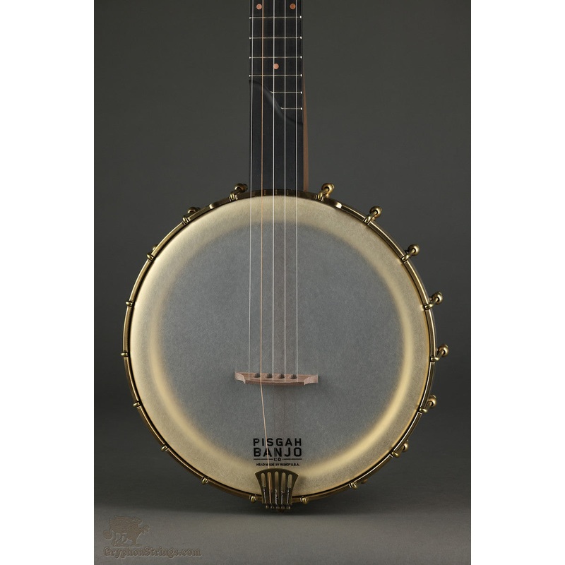 pisgah-banjo-co-rambler-dobson-special-11-brass-spun-rim-walnut-neck-srt-scale-new Pisgah Banjo Co. Rambler Dobson Special 11" Brass Spun Rim, Walnut Neck, SRT scale - New