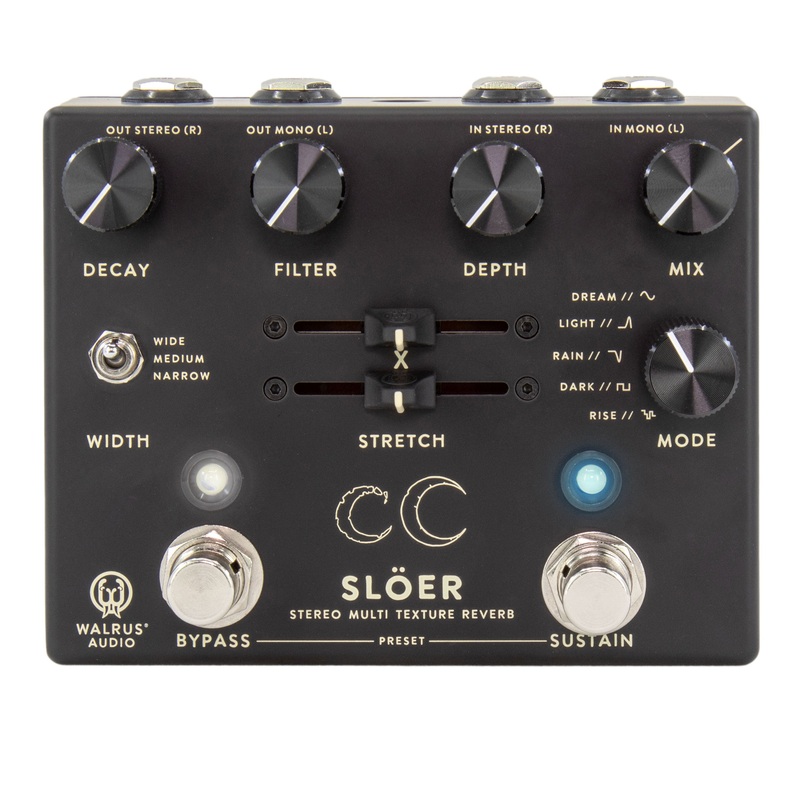 walrus-audio-sloer-stereo-ambient-reverb-black Walrus Audio SLOER Stereo Ambient Reverb Black