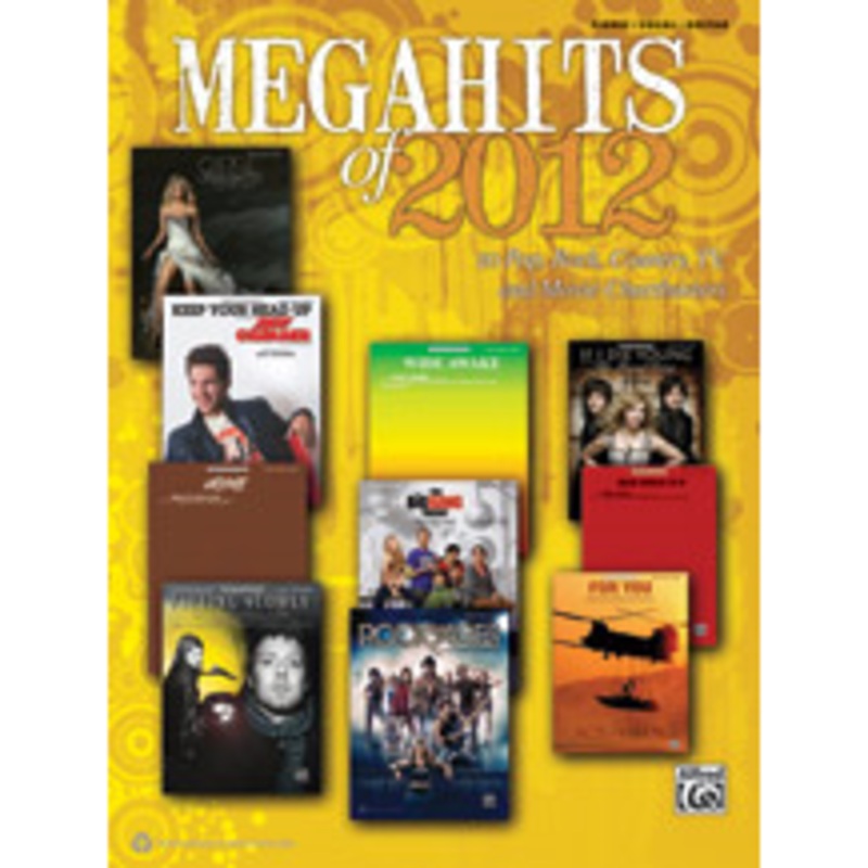 alfred-40320-megahits-of-2012-book-piano-vocal-guitar Alfred 40320 Megahits of 2012 Book-Piano/Vocal/Guitar