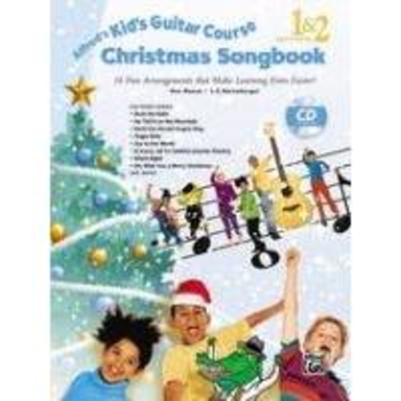alfred-ap4554-kid-s-guitar-course-christmas-songbook-with-cd-level-1-2 Alfred AP4554 Kid's Guitar Course Christmas Songbook with CD Level 1 & 2