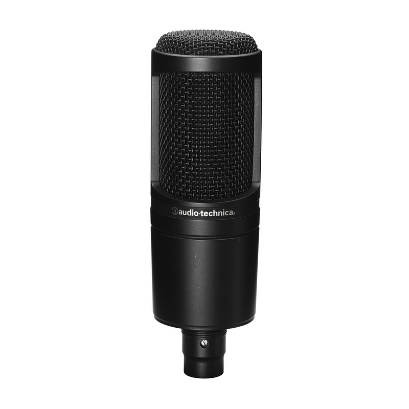 audio-technica-at2020-cardioid-condenser-microphone Audio-Technica AT2020 Cardioid Condenser Microphone