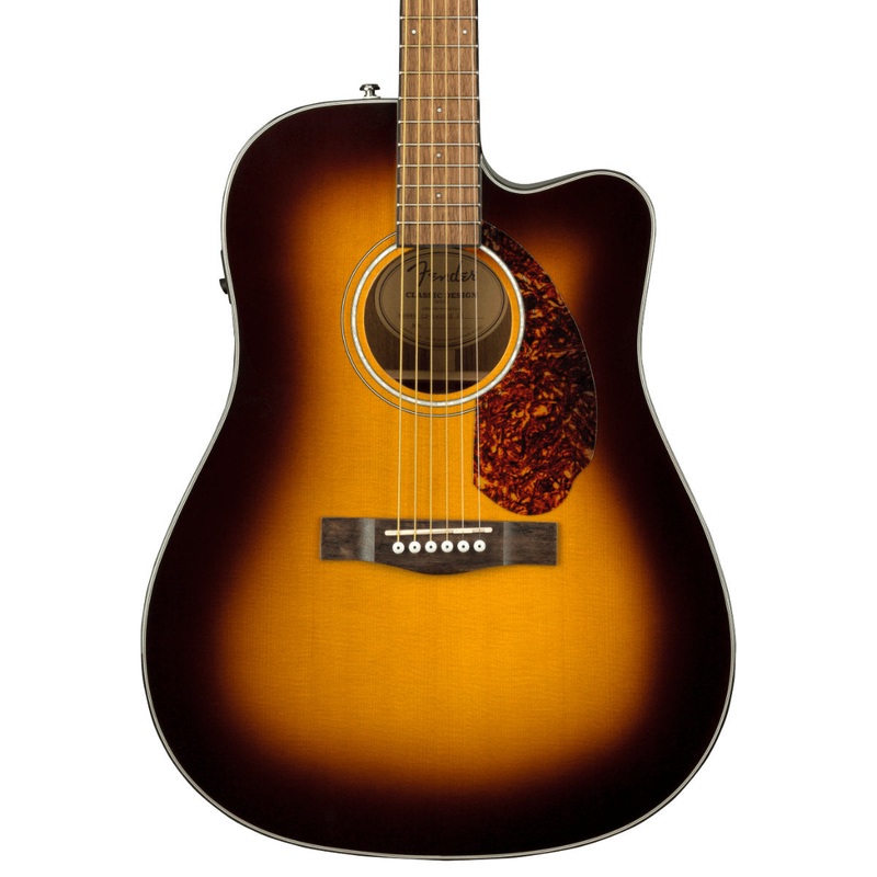 fender-cd-140sce-dreadnought-acoustic-electric-guitar-walnut-fingerboard-sunburst Fender CD-140SCE Dreadnought Acoustic-Electric Guitar - Walnut Fingerboard - Sunburst