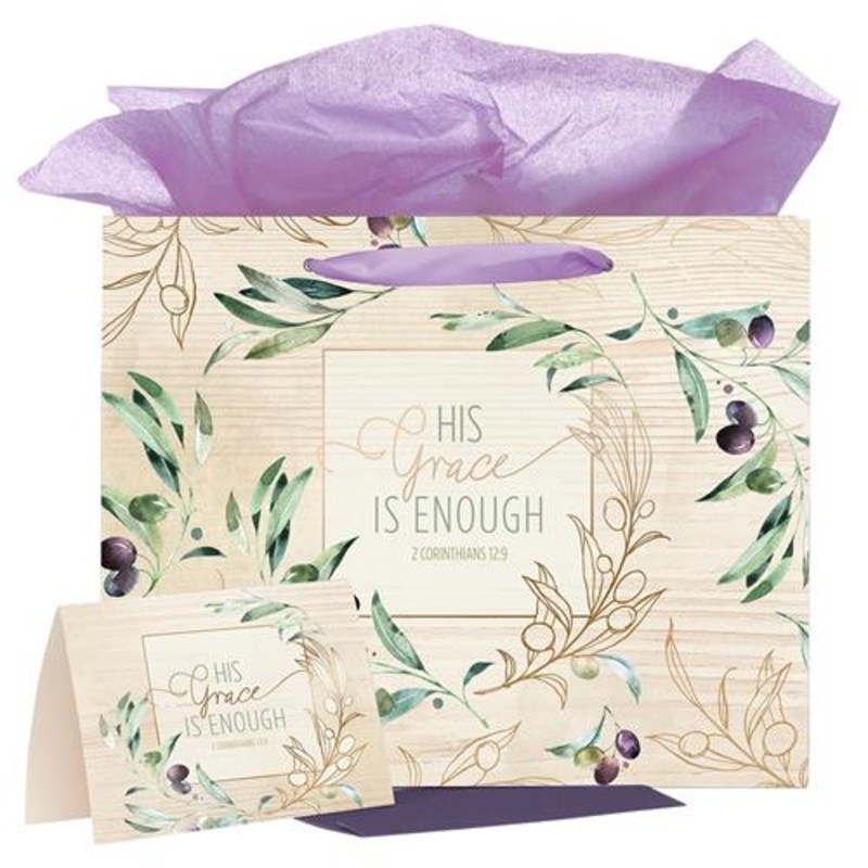 gift-bag-with-card-his-grace-is-enough Gift Bag With Card -His Grace Is Enough