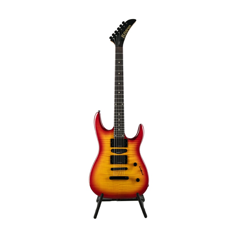 kramer-striker-custom-s-424cr-cherry-sunburst-081223xxxx Kramer Striker Custom S-424CR, Cherry Sunburst, 081223XXXX