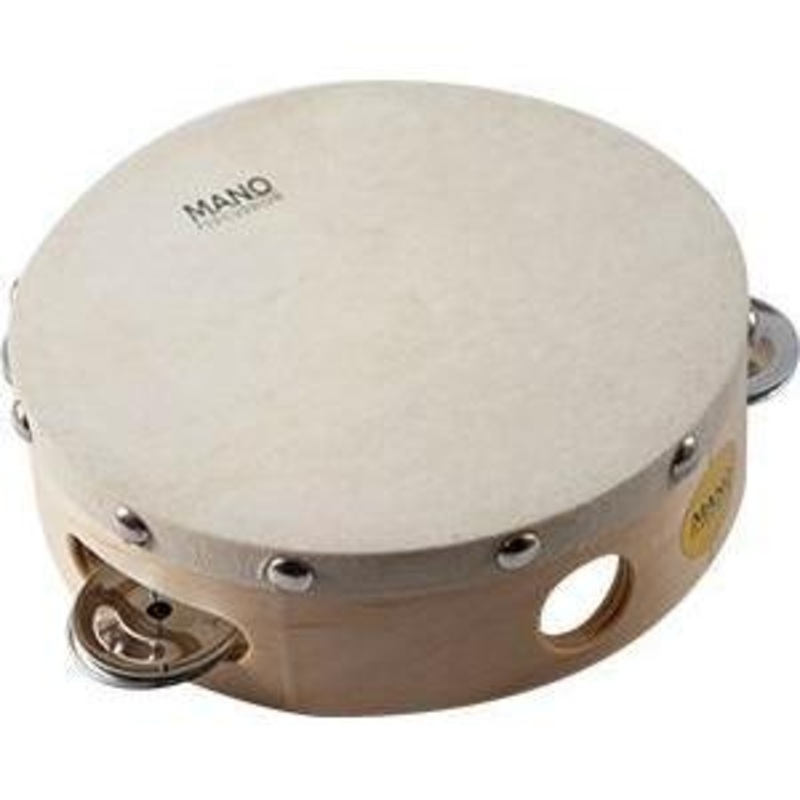 mano-percussion-mp-th6-4nt-non-tunable-tambourine-6 Mano Percussion MP-TH6-4NT Non-Tunable Tambourine 6"