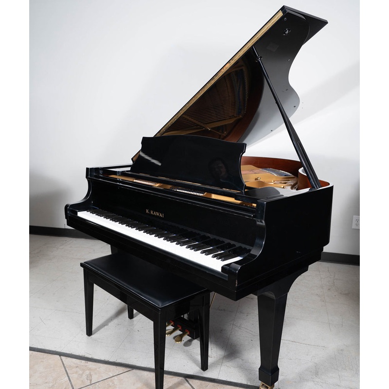1982-kawai-kg2-grand-piano-polished-ebony-5-10-serial-no-1306041p-used 1982 Kawai KG2 Grand Piano | Polished Ebony | 5'10" | Serial No. 1306041P | Used