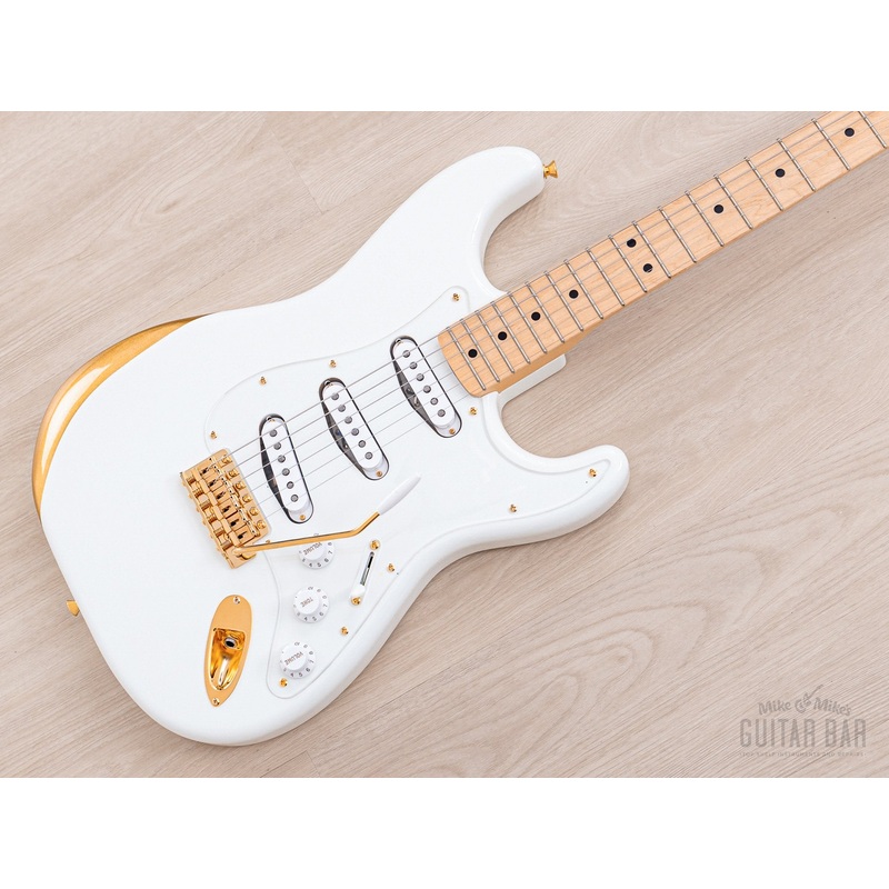 2022-fender-ken-stratocaster-experiment-1-original-white-mint-w-case-japan-mij 2022 Fender Ken Stratocaster Experiment #1 Original White, Mint w/ Case, Japan MIJ
