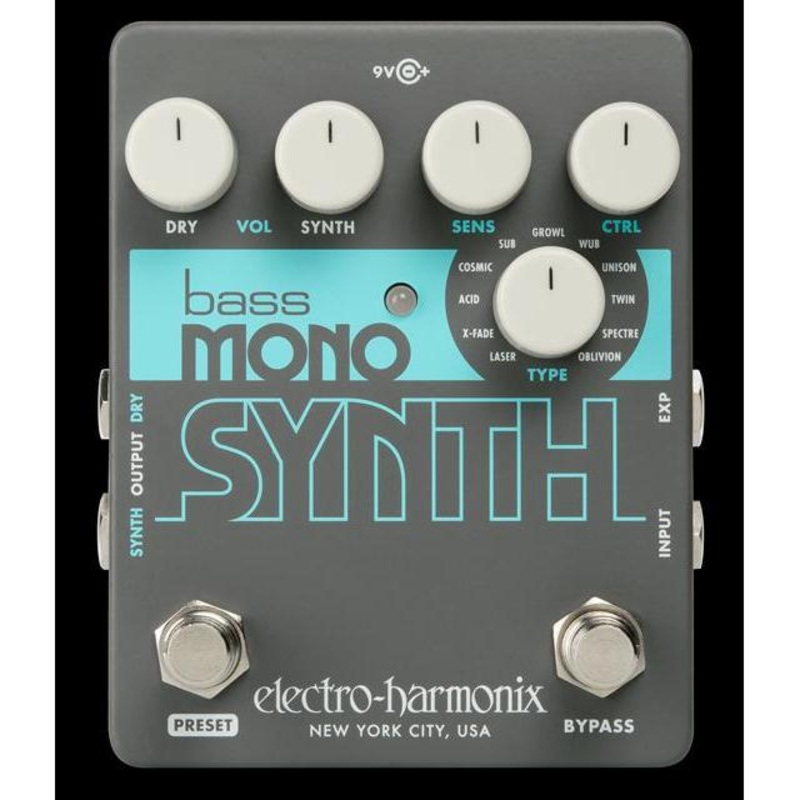 electro-harmonix-bass-mono-synth-pedal Electro-Harmonix Bass Mono Synth Pedal