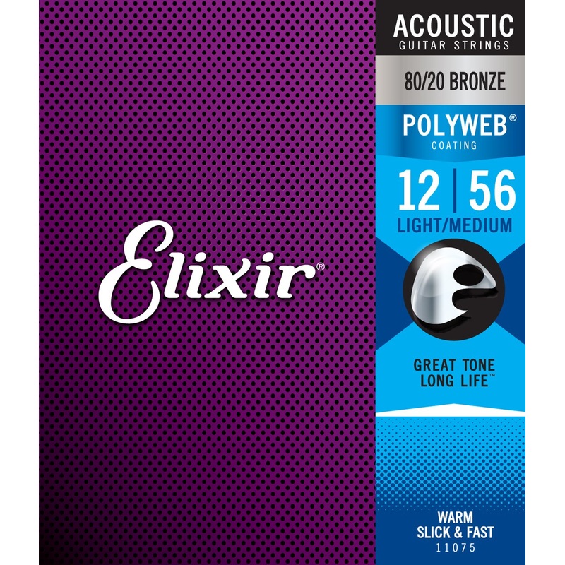 elixir-11075-polyweb-80-20-bronze-light-medium-acoustic-guitar-strings-12-56 Elixir 11075 Polyweb 80/20 Bronze Light-Medium Acoustic Guitar Strings 12-56