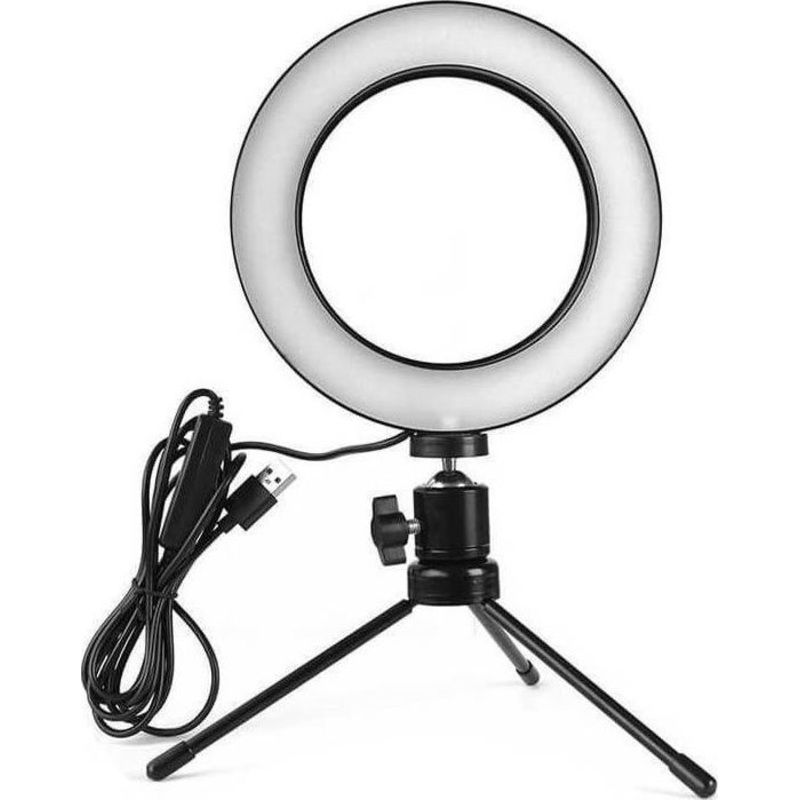 7-led-ring-light-with-mini-tripod-and-phone-holder 7" LED Ring Light with Mini Tripod and Phone Holder