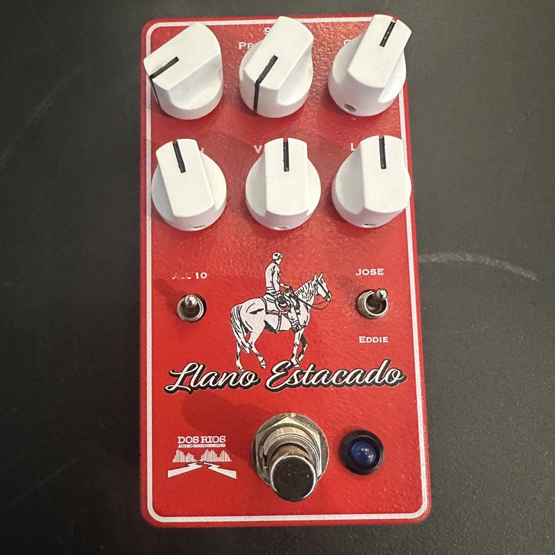 dos-rios-llano-estacado-high-gain-plexi-style-distortion-pedal-red-pre-owned Dos Rios Llano Estacado High-Gain Plexi Style Distortion Pedal - Red (Pre-Owned)