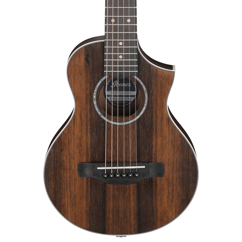 ibanez-ewp13-6-string-piccolo-guitar-dark-brown-open-pore Ibanez EWP13 6-String Piccolo Guitar - Dark Brown Open Pore