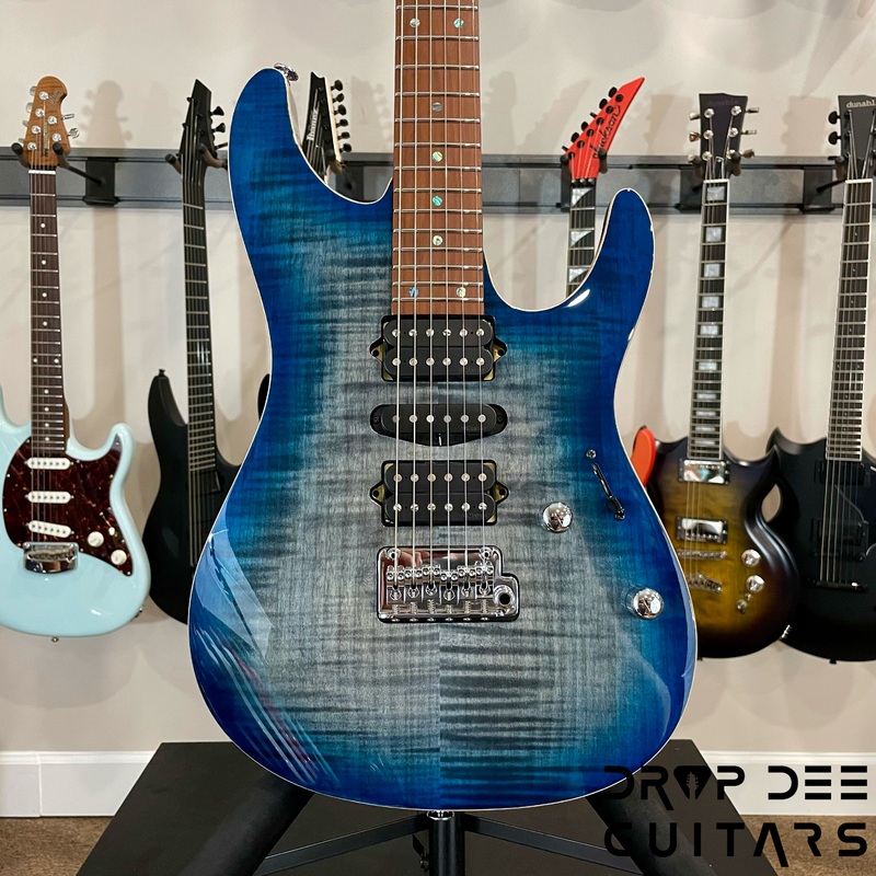 ibanez-prestige-az2407f-electric-guitar-w-case-sodalite Ibanez Prestige AZ2407F Electric Guitar w/ Case Sodalite