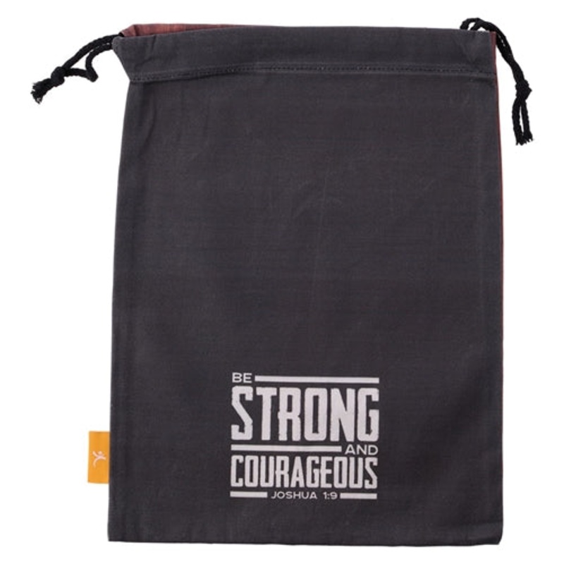 large-cotton-drawstring-bag-be-strong-and-courageous-joshua-1v9 Large Cotton Drawstring Bag -Be Strong And Courageous - Joshua 1v9