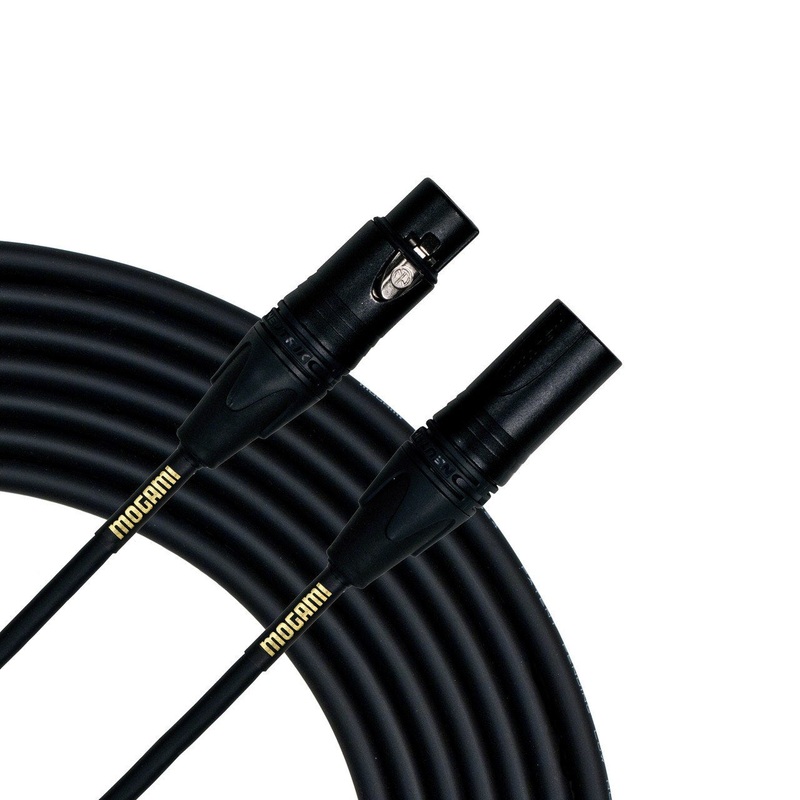 mogami-gold-studio-15-xlr-male-to-xlr-female-studio-patch-cable-for-microphones Mogami Gold Studio 15' XLR Male to XLR Female Studio Patch Cable for Microphones