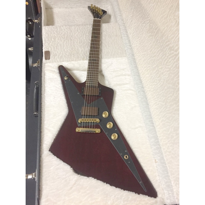 sold-gibson-gotm-reverse-explorer-dark-cherry-173 **** SOLD **** Gibson GOTM Reverse Explorer Dark Cherry #173