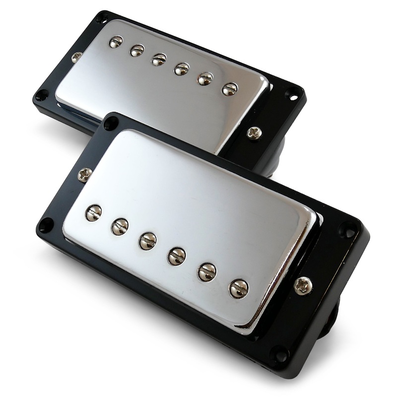 vanson-59-alnico-v-chrome-paf-style-humbucker-pickup-set-for-gibson-epiphone VANSON '59 Alnico V Chrome PAF Style Humbucker Pickup Set for Gibson, Epiphone