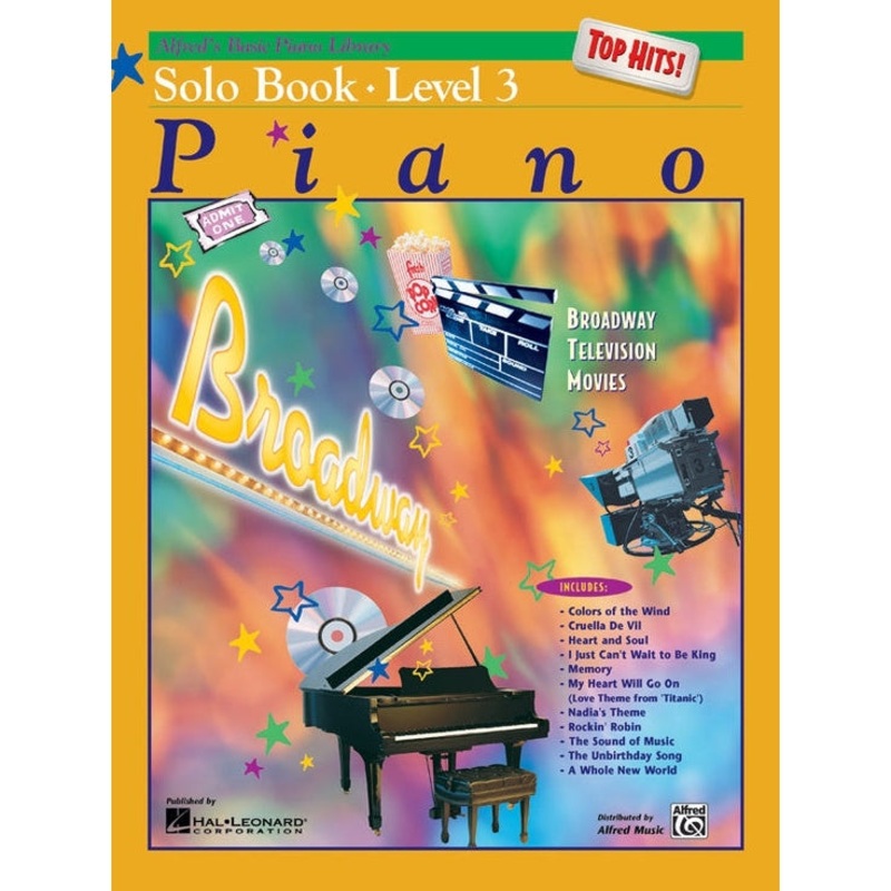 alfred-16498-basic-piano-solo-book-top-hits-level-3 Alfred 16498 Basic Piano Solo Book Top Hits-Level 3