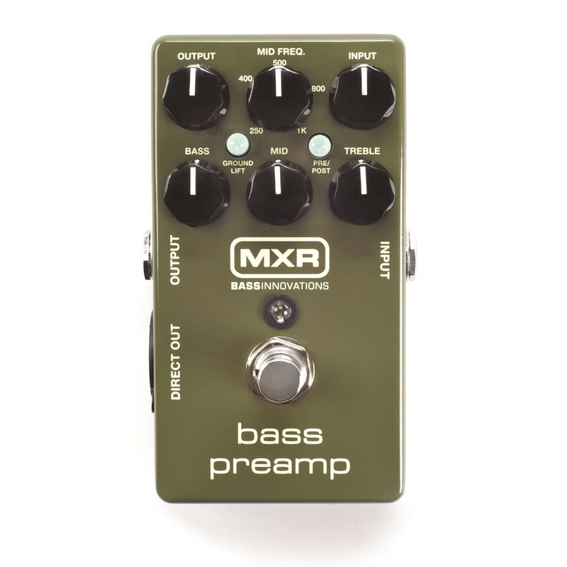 dunlop-mxr-m81-bass-preamp-pedal Dunlop MXR M81 Bass Preamp Pedal