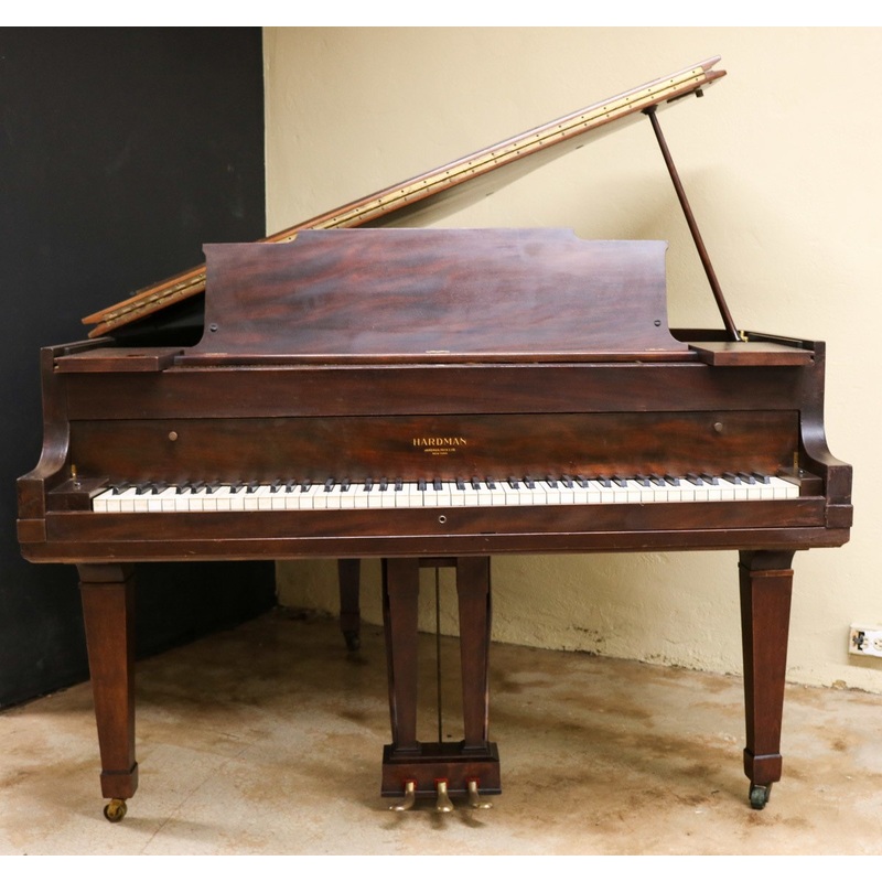 hardman-baby-grand-piano-walnut-w-bench-used Hardman Baby Grand Piano Walnut w/ Bench | Used