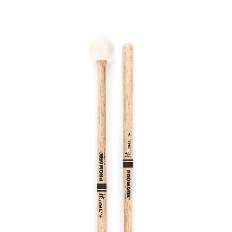 promark-mt3-multipurpose-shira-kashi-oak-medium-hard-felt-mallet Promark MT3 Multipurpose Shira Kashi Oak Medium-Hard Felt Mallet