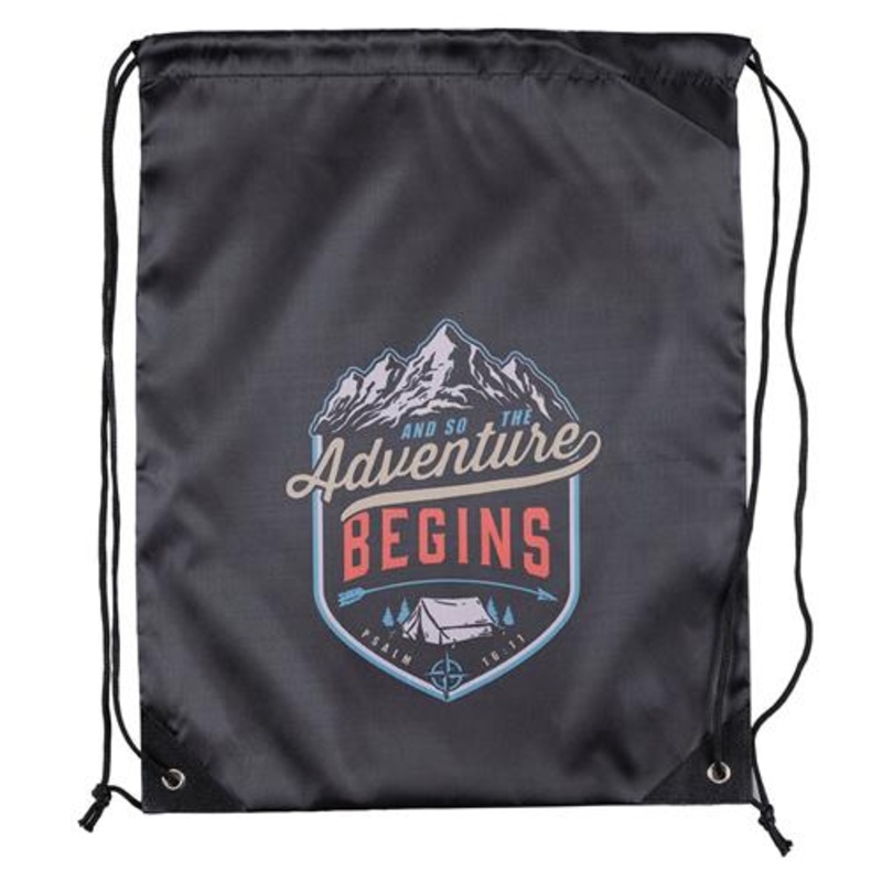waterproof-polyester-drawstring-bag-and-so-the-adventure-begins Waterproof Polyester Drawstring Bag -And So The Adventure Begins