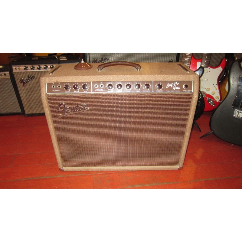1960-fender-super-amp-brownface 1960 Fender Super Amp Brownface