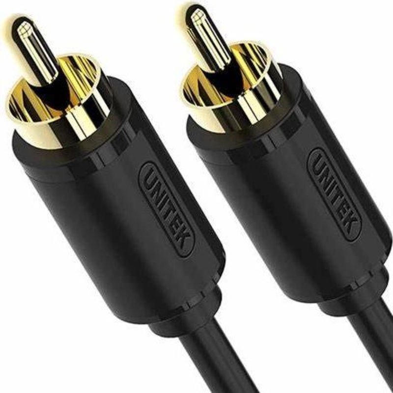 cable-unitek-2rca-to-2rca-male-to-male-10m Cable -Unitek 2RCA TO 2RCA Male to Male 10M