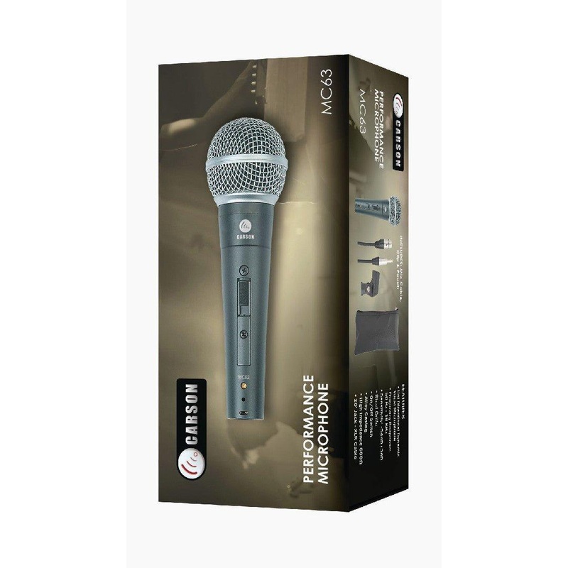 carson-mc63-unidirectional-microphone Carson MC63 Unidirectional Microphone