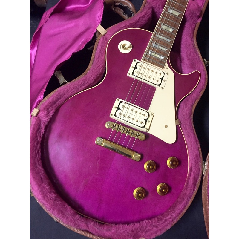 gibson-magenta-les-paul-sold Gibson Magenta Les Paul ****SOLD****