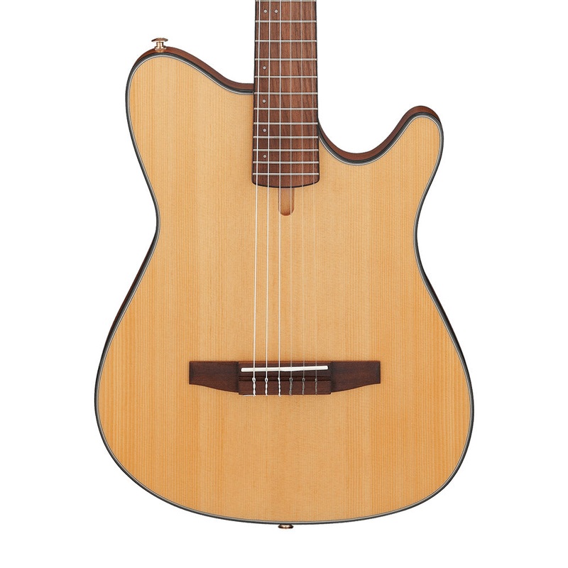 ibanez-frh10nntf-thinline-acoustic-electric-nylon-string-guitar-natural-flat-finish Ibanez FRH10NNTF Thinline Acoustic-Electric Nylon String Guitar - Natural Flat Finish