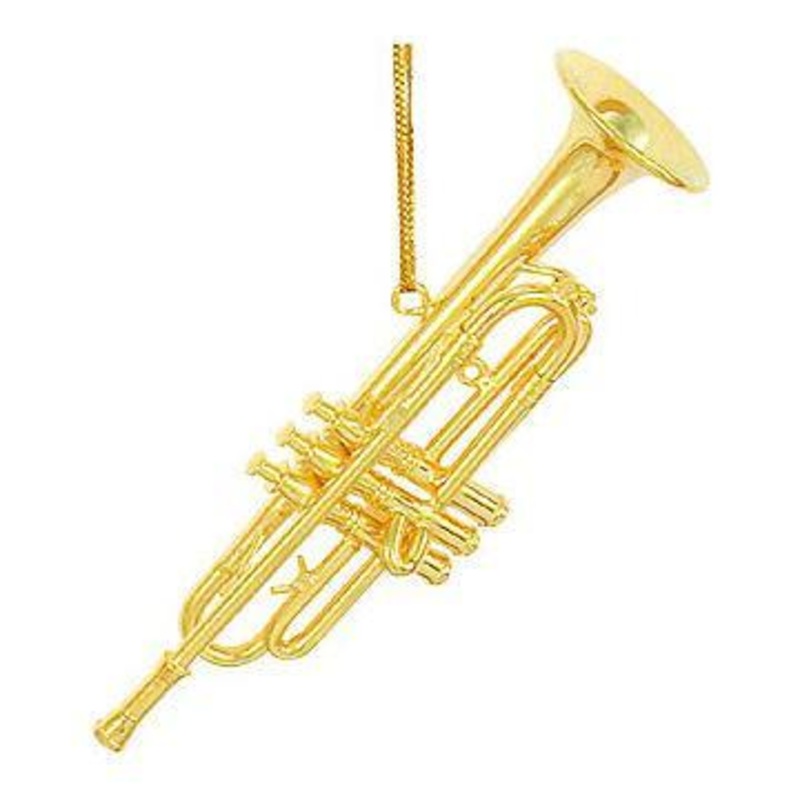 trumpet-ornament-4-75 Trumpet Ornament 4.75"