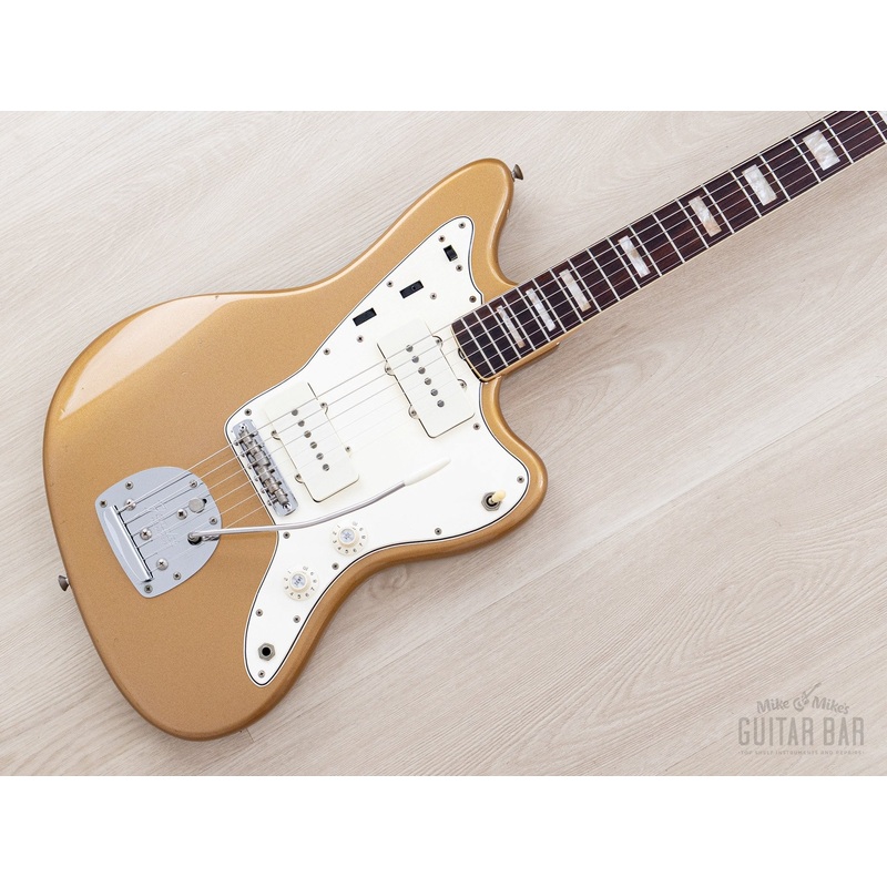 1967-fender-jazzmaster-vintage-offset-guitar-firemist-gold-w-case 1967 Fender Jazzmaster Vintage Offset Guitar Firemist Gold w/ Case