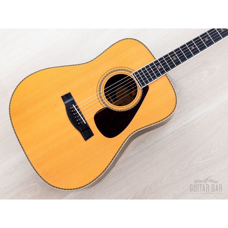 1977-yamaha-l-10-vintage-dreadnought-acoustic-guitar-spruce-rosewood-w-case-hangtag-japan 1977 Yamaha L-10 Vintage Dreadnought Acoustic Guitar, Spruce & Rosewood w/ Case & Hangtag, Japan