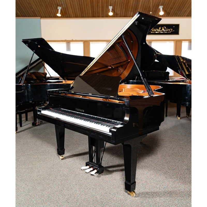 2001-yamaha-c3-6-1-grand-piano-polished-ebony-mint-condition-sn-5930313-used 2001 Yamaha C3 6'1" Grand Piano | Polished Ebony | Mint Condition | SN: 5930313 | Used